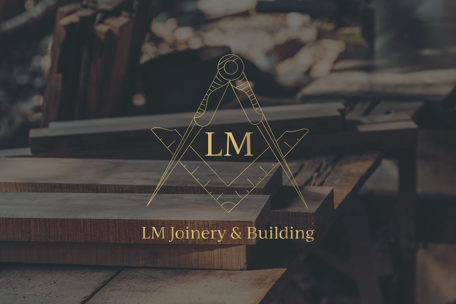 Logo Design for LM Joinery, Logo Designer Blackburn, Very Vivid Digital Marketing
